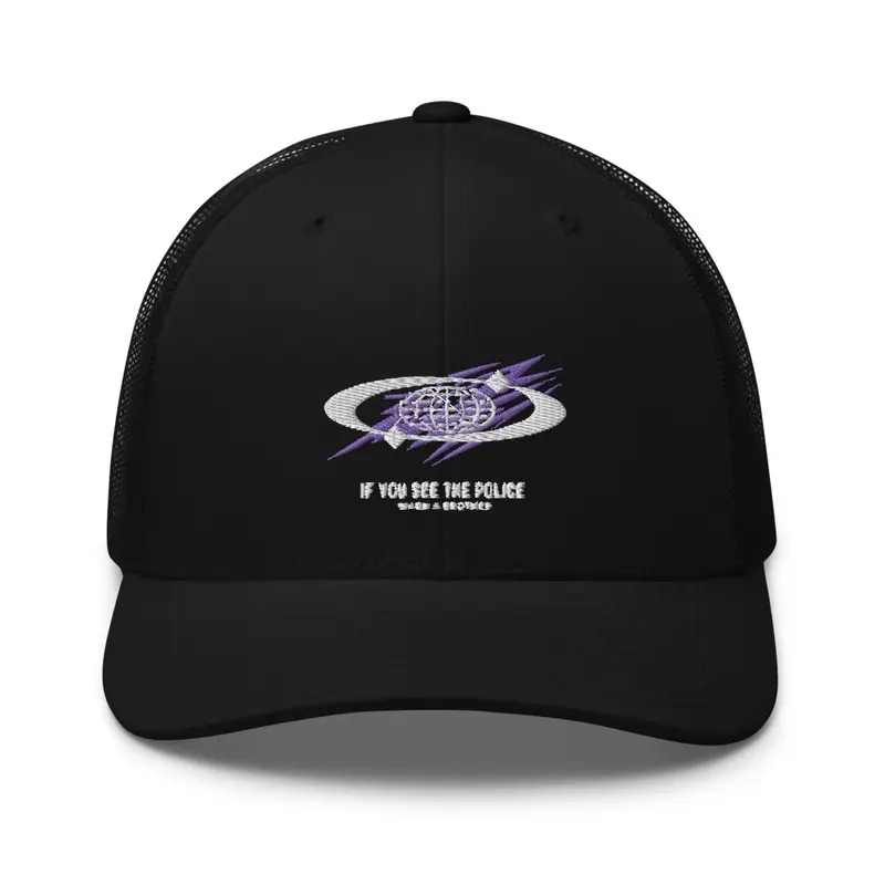 Warn a Brother Trucker Hat